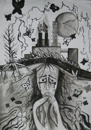 ЧАЭС Чернобыль рисунки