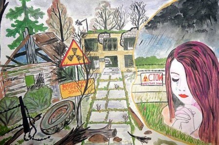 Чернобыль рисунки