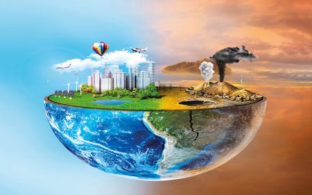 Земля Техносфера Биосфера