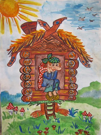 Детские рисунки к сказкам