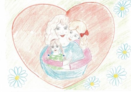 Конкурс рисунков маме посвящается