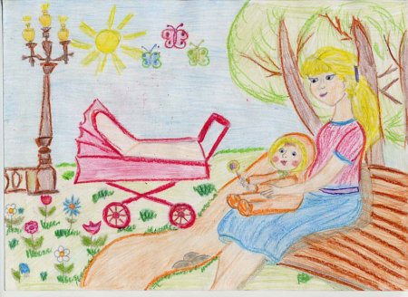 Рисунок мамы