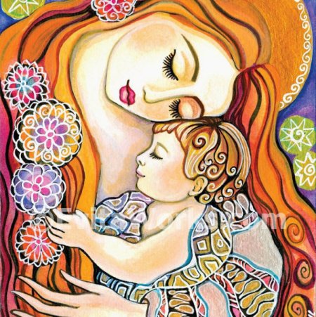 Легенда о материнской любви иллюстрация