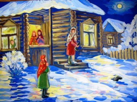 Рождественские посиделки в живописи