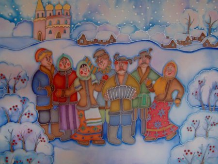 Рисунок на тему колядки