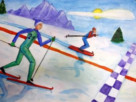 Рисунок на тему спорт