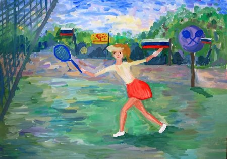 Рисунок на тему спорт