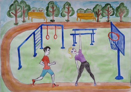 Спортивные рисунки