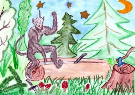 Рисунок Шурале Габдулла Тукай