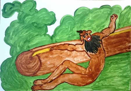 Раскраска Шурале Габдуллы Тукая