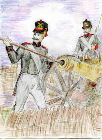 Русские солдаты Бородино 1812 года