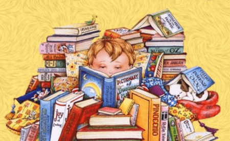 Постер на тему библиотеку