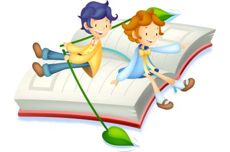 Чтение на прозрачном фоне