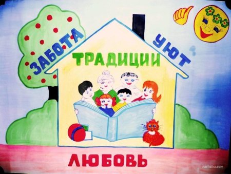 Рисунок на тему семейные ценности