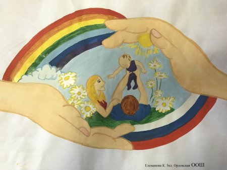 Рисунок тема крепкая семья