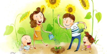 Семейный досуг рисунки