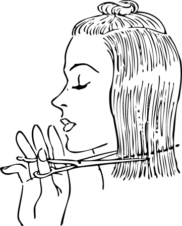 Рисунок на тему парикмахер