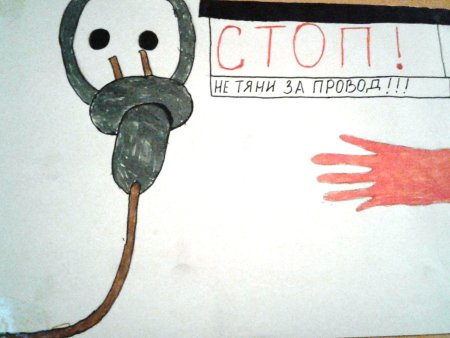 Рисунок на тему опасность вокруг нас