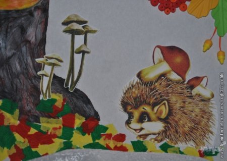 Тема Ежик рисование