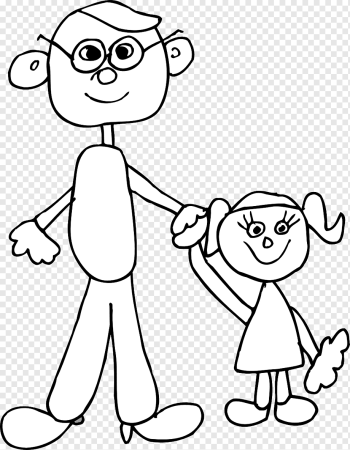 Папа раскраска для детей