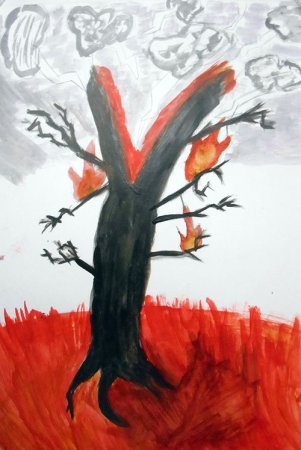 Рисунок на тему прощание с осенью