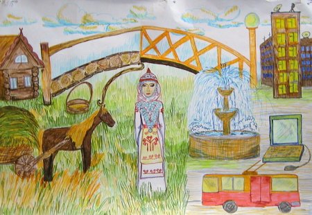 Достопримечательности Чувашии рисунки