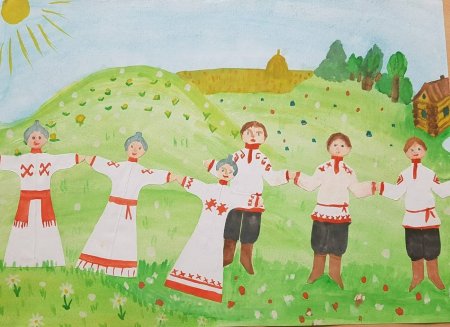 Рисунок на тему Чувашия