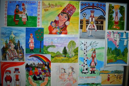 Рисунок на мордовскую тему