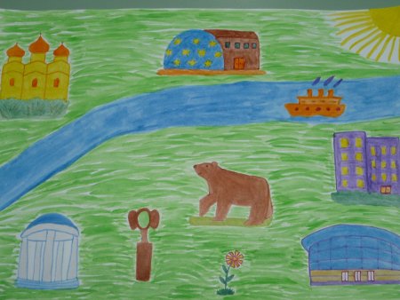 Рисунок мой город Пермь