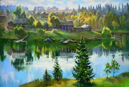 Олег Пятин Деревенские пейзажи
