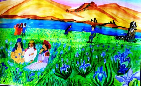 Рисунки на тему мой край родной Узбекистан