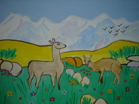 Природа Казахстана рисунки