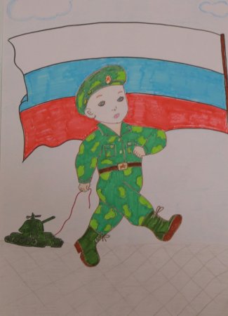 Рисунок на тему защитники Отечества