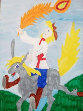 Конек горбунок рисунок