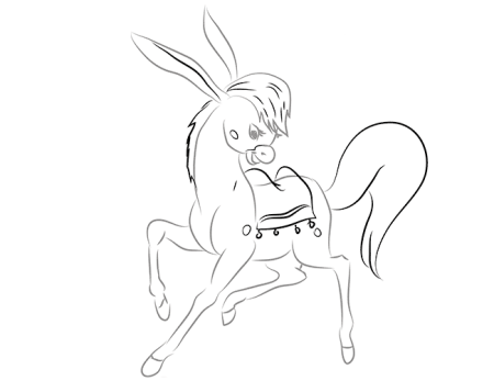 Конек горбунок Жар птица