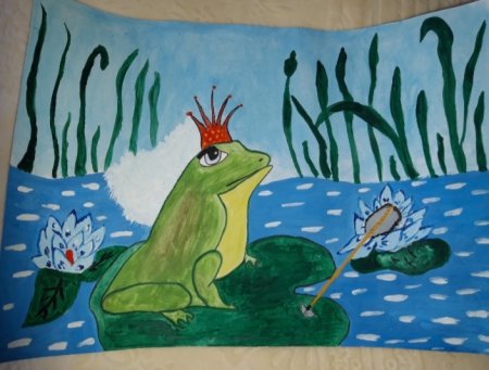 Детские рисунки на тему сказки