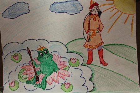 Детские рисунки к сказкам