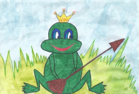 Рисование в подготовительной группе на тему Царевна лягушка