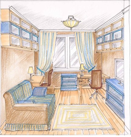 Рисунок комнаты