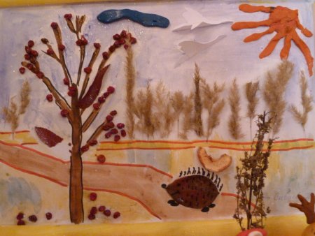 Аппликация Калейдоскоп осени