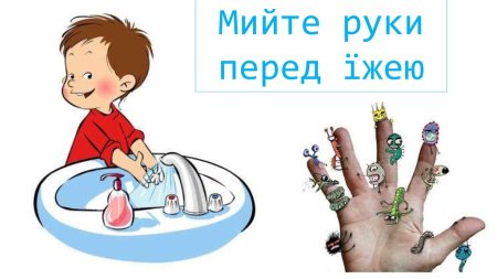 Плакат мойте руки перед едой рисунок