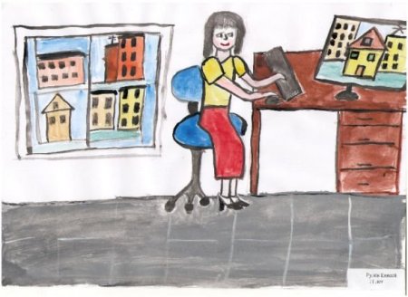 Полицейский рисунок