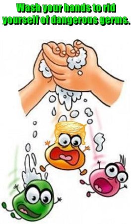 Микробы и мытье рук