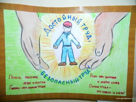 Детские рисунки на тему охрана труда