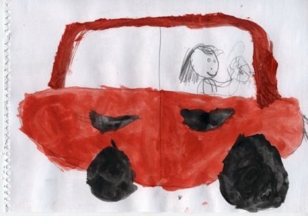 Рисунок моя мама водитель на конкурс