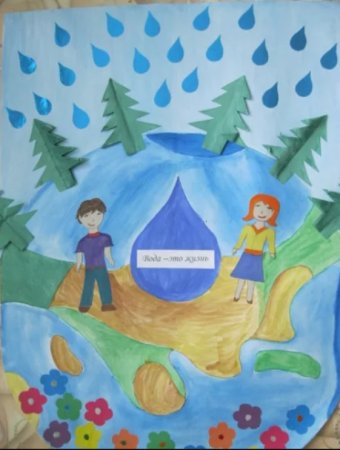 Рисование на тему вода