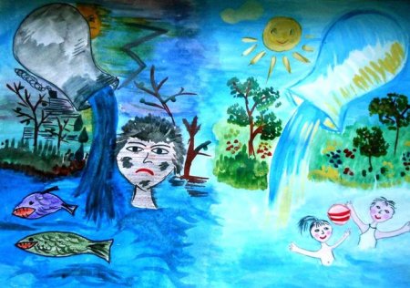 Рисование на тему вода