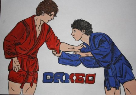 Рисунок самбо для детей