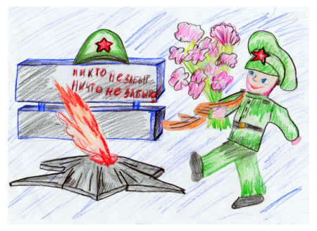 Рисунок Победы карандашом