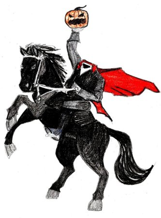 Всадник без головы рисунок